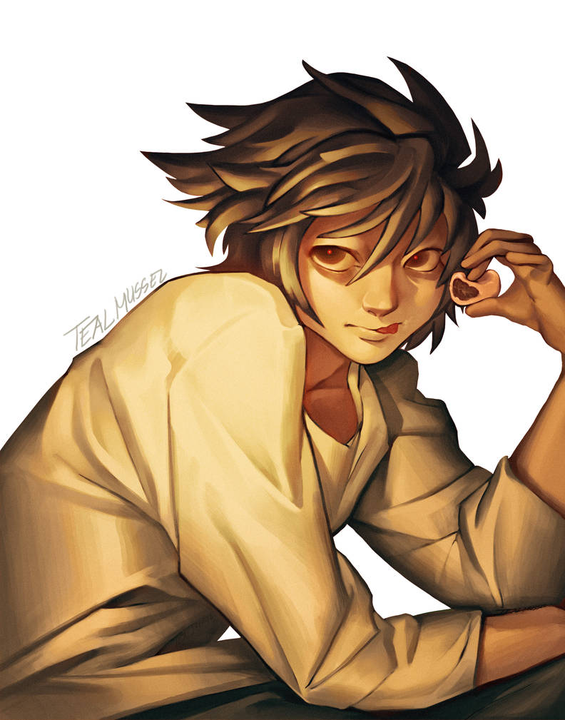 L Lawliet || Death Note Fanart by tealmussel on DeviantArt