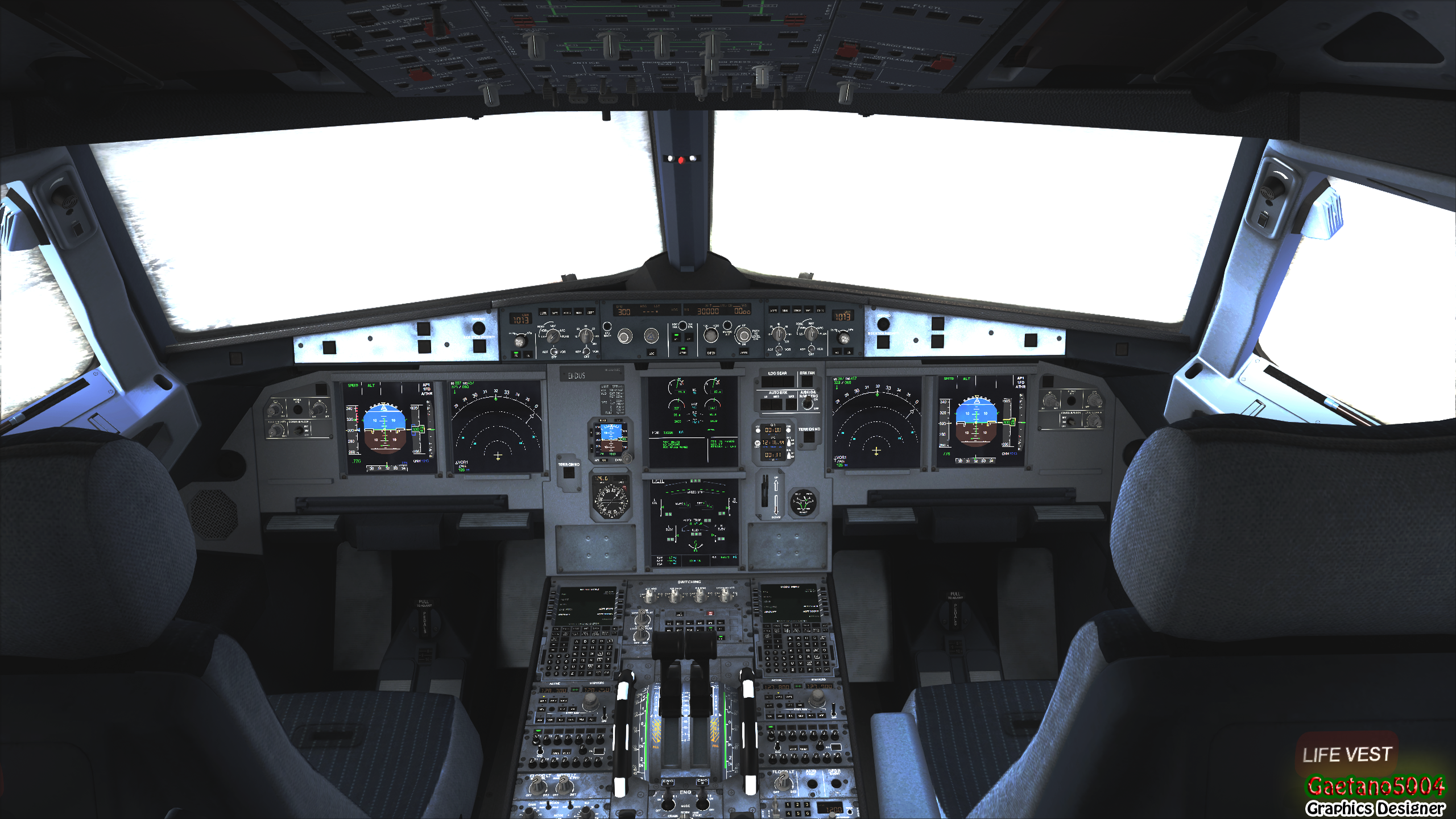 Airbus A320 Cockpit by Gaetano5004 on DeviantArt Airbus A320 Cockpit by Gaetano5004 on DeviantArt