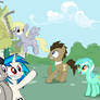 Pixel Ponyville and Background Six