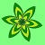free icon - green flower