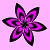free icon - violet flower
