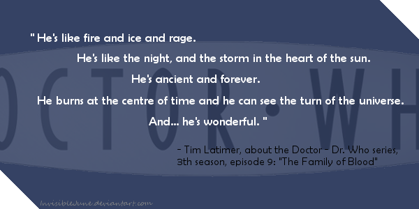 Quote #2 - The Doctor by InvisibleJune