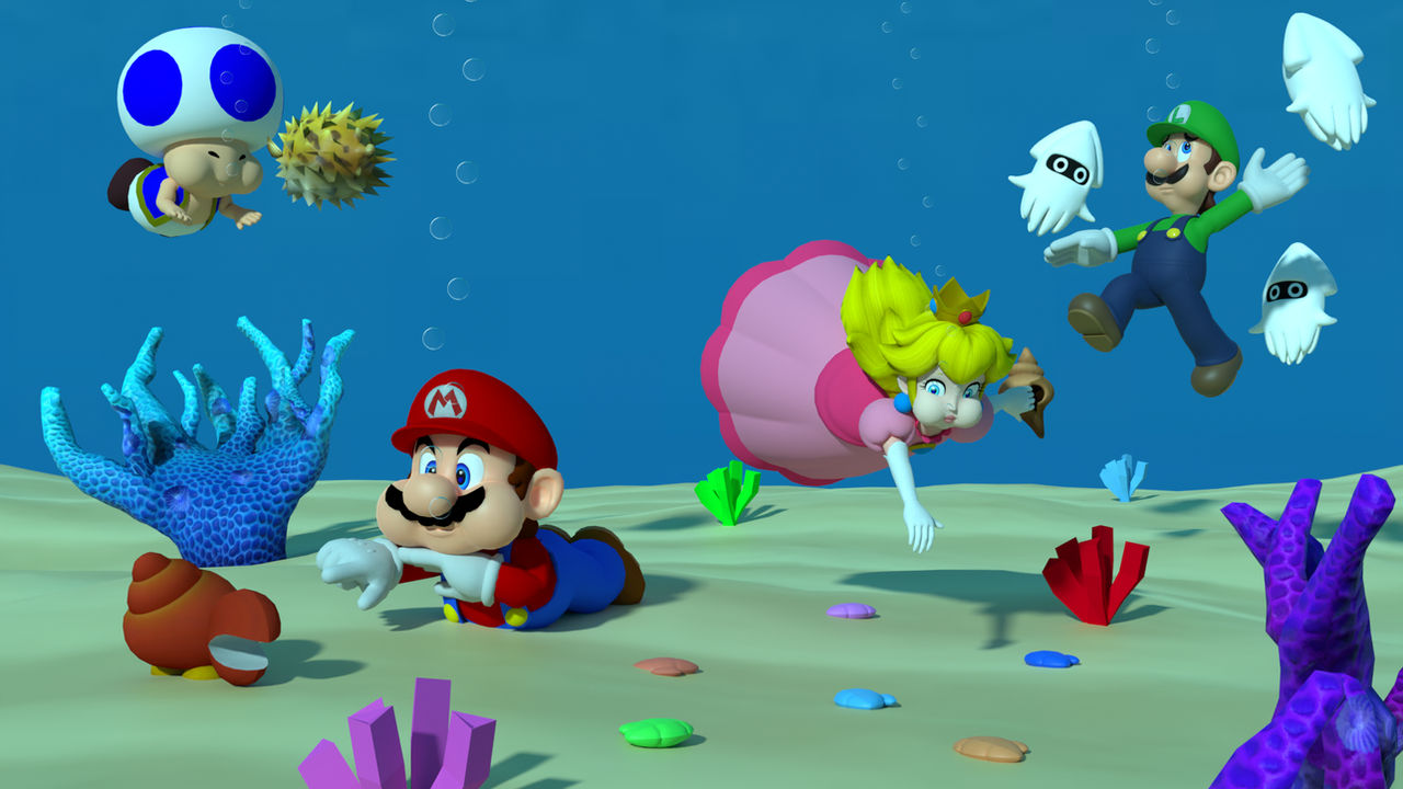 Let's go swimming everyone! by BelmontZelda on DeviantArt