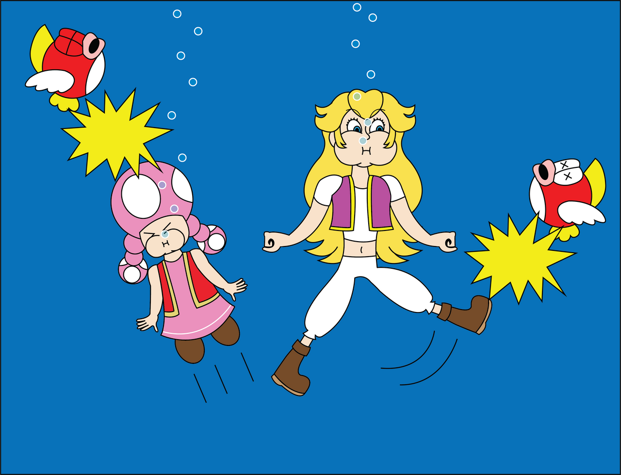 Cheep Cheep Brawl by BelmontZelda on DeviantArt