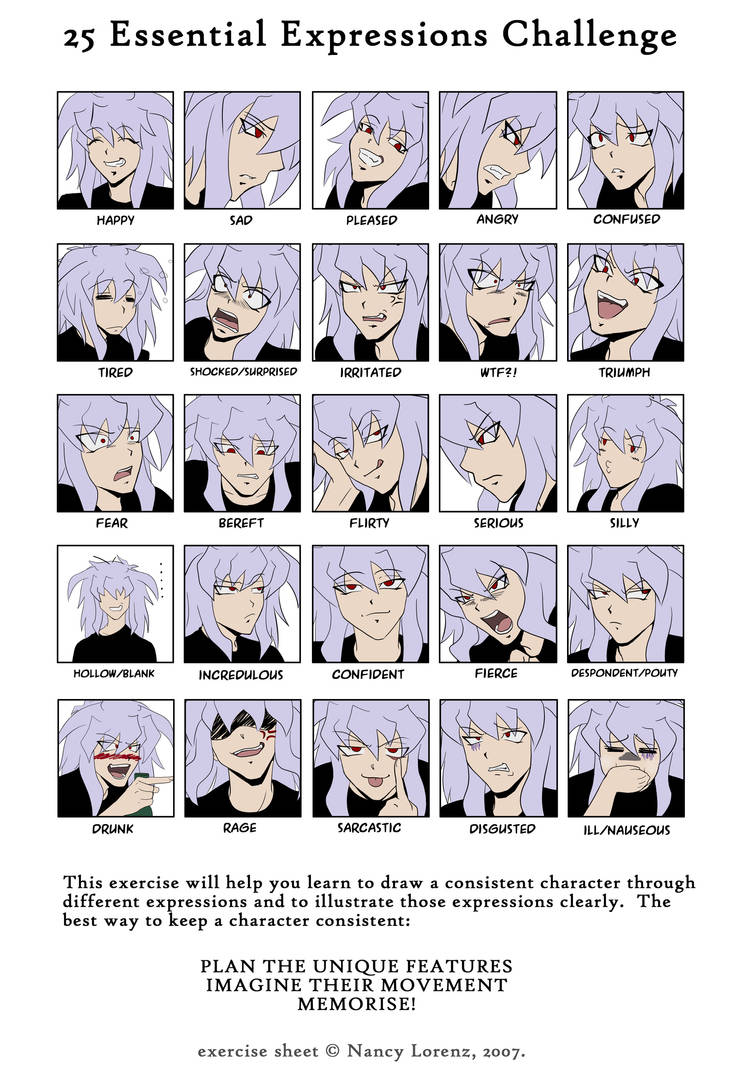 25 Expression meme