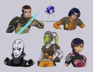 Star Wars Rebels sketches