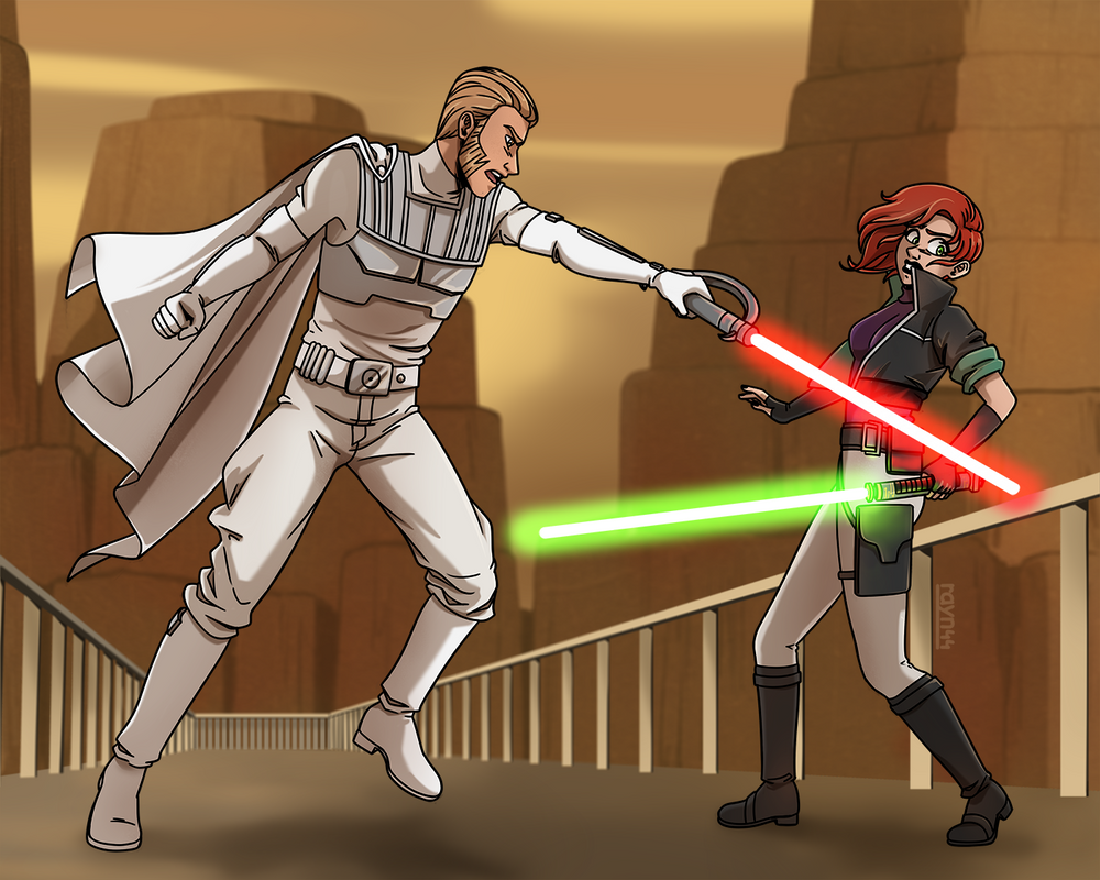 Force Users AU - Confrontation by rayn44 on DeviantArt