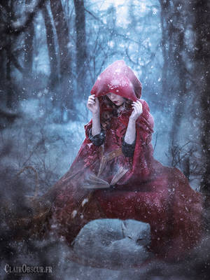 The story of the Little Red riding Hood by ClairObscurArt