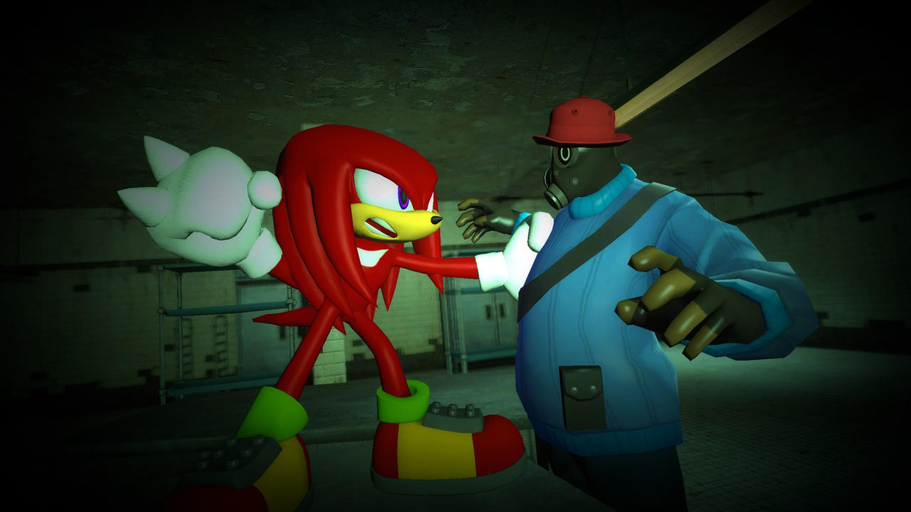 Pyros Knuckles Paddington Pyro VS Knuckles by Tomiato64 on DeviantArt