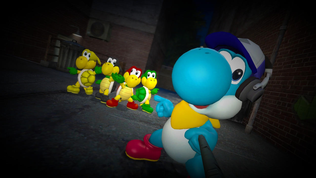 MrYoshi and the Koopa Bros by Tomiato64 on DeviantArt