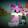 Linda and Unikitty