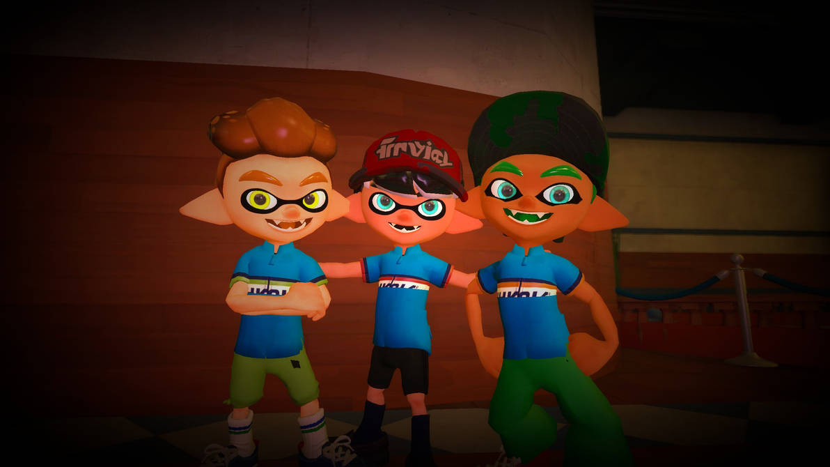 Splatoon Sea Deviantart A Seaside Splatoon Selfie by Tomiato64 on DeviantArt