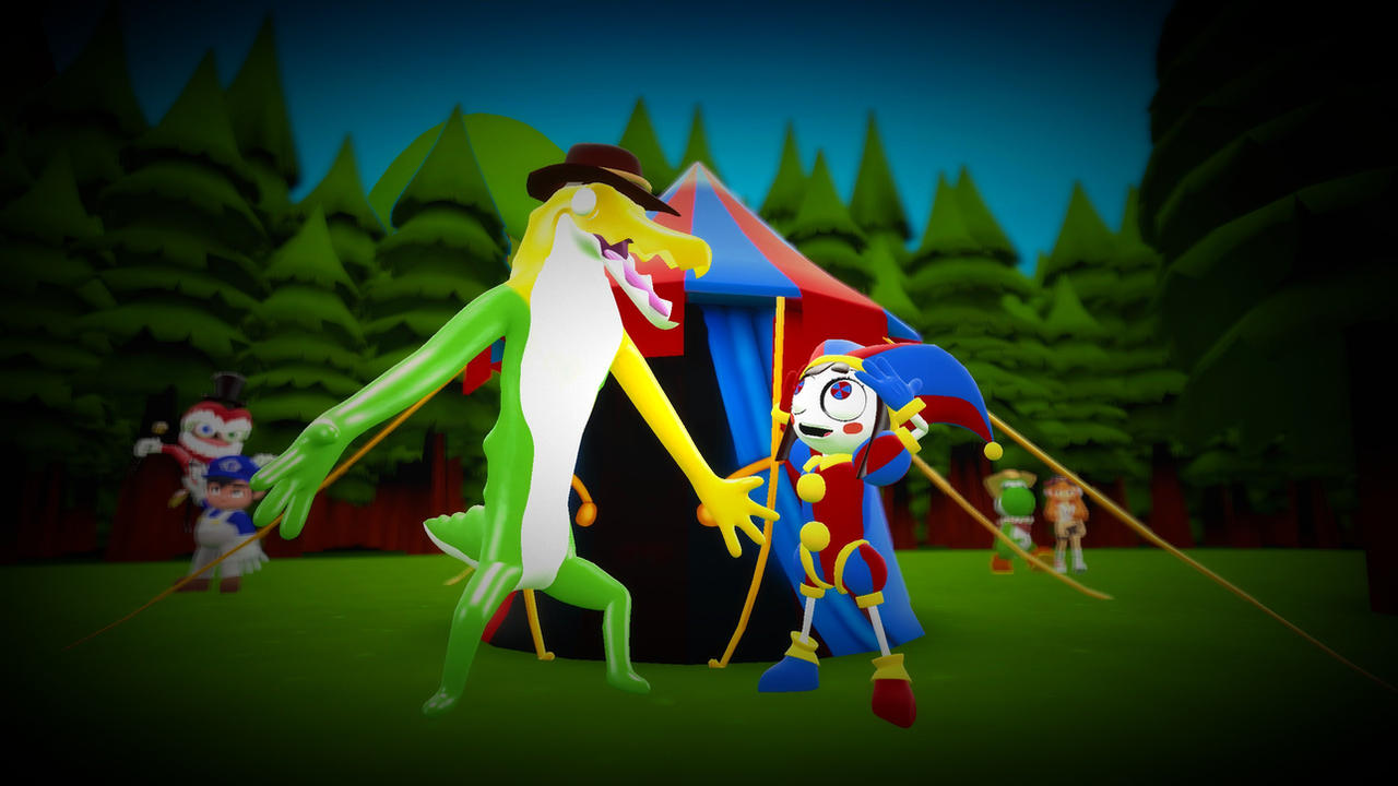 Pomni And Gummigoo's Reunion by Tomiato64 on DeviantArt