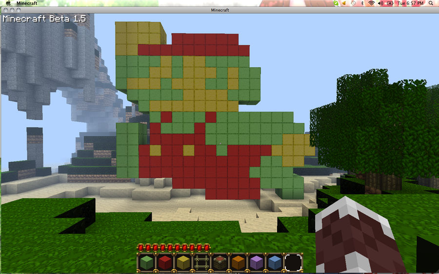 Mario in Minecraft by globlord on DeviantArt
