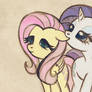 Fluttershy and Rarity