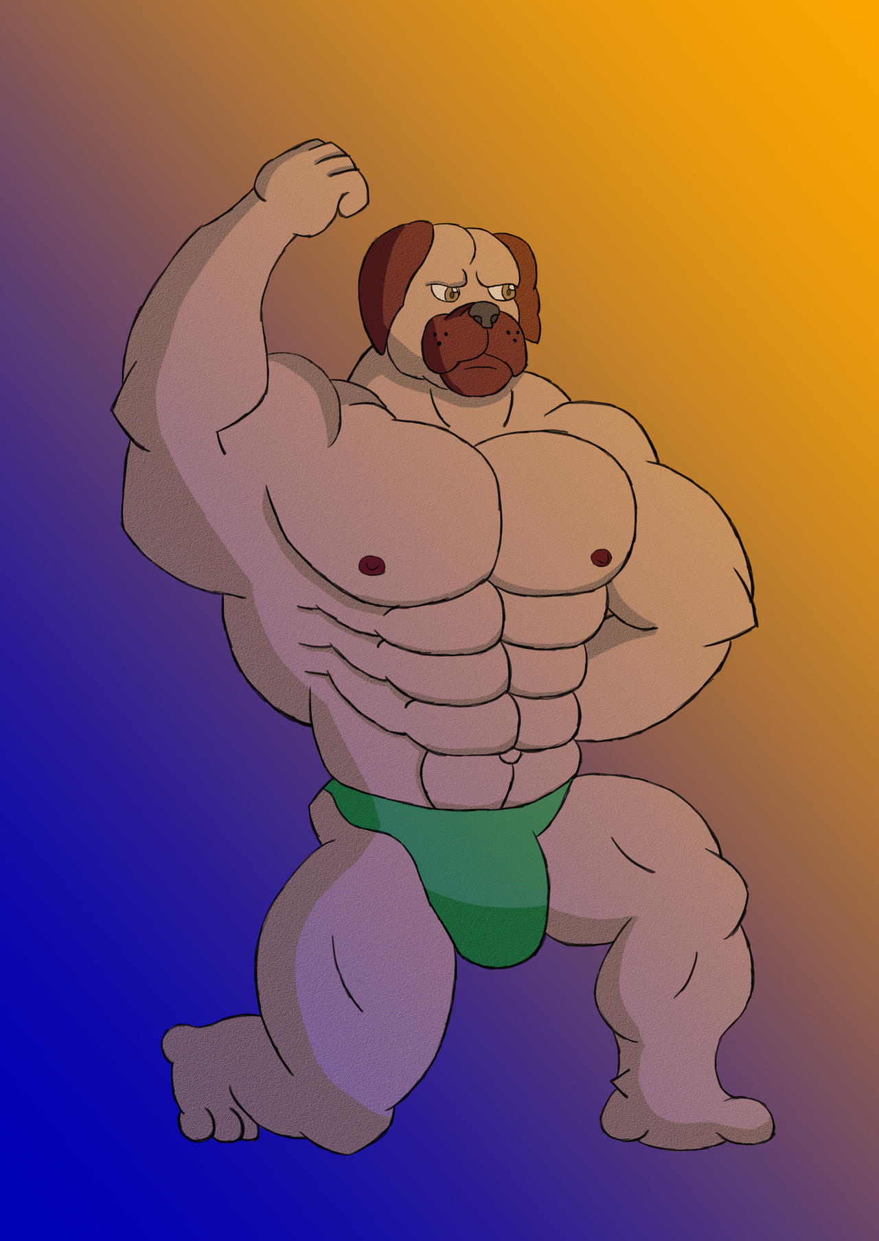 Exile The Pug. The Dog Champion