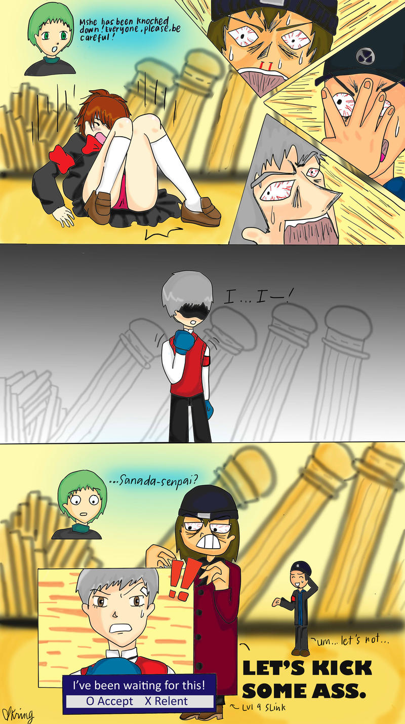 Akihiko Wants to Battle by KRINGaling on DeviantArt