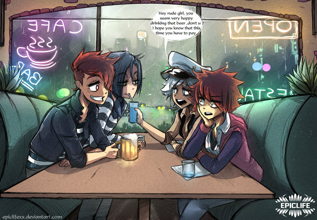 Deviantart Being Rude Hey Rude Girl by Epiclife-Art on DeviantArt