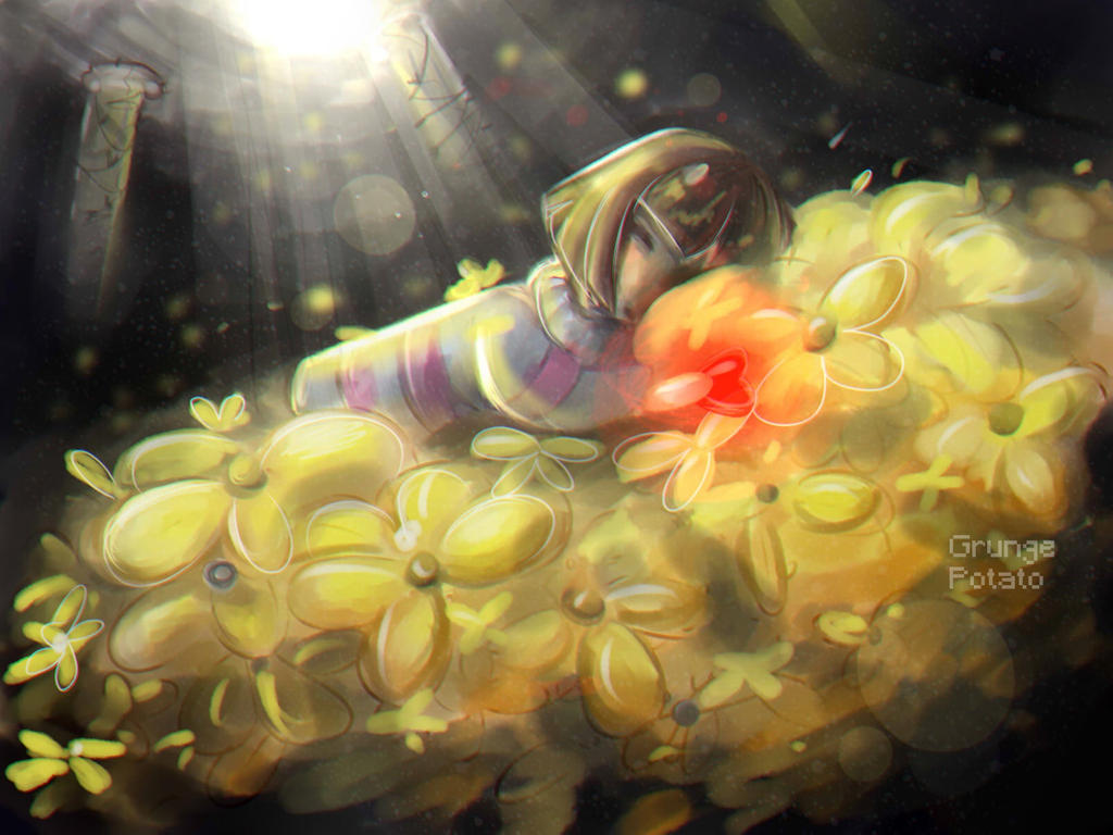 Undertale Child The fallen child - UNDERTALE fanart by GrungePotato on DeviantArt