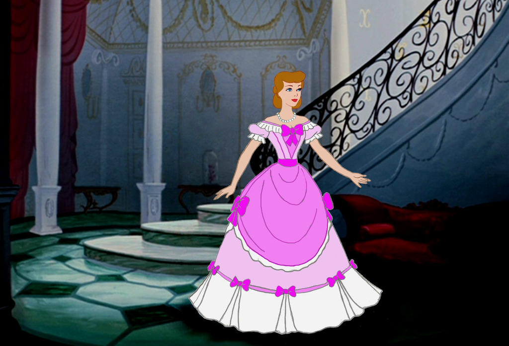 Cinderella 1870 pink dress by FranMang on DeviantArt Cinderella 1870 pink dress by FranMang on DeviantArt