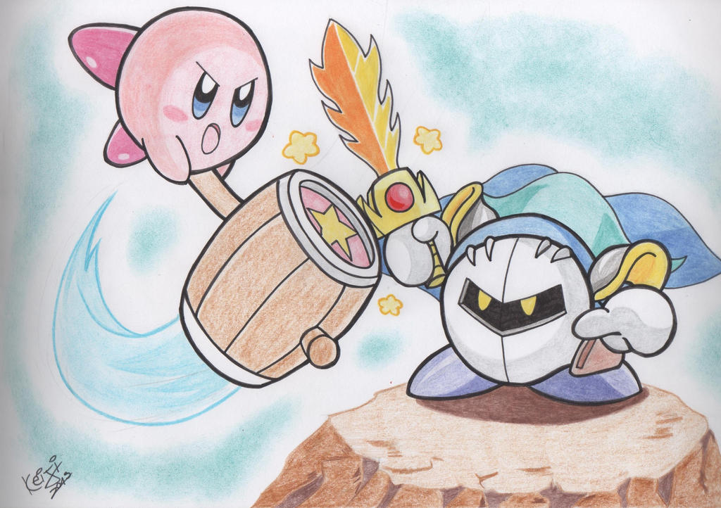 AT: Kirby vs Meta Knight by Keijisuke on DeviantArt