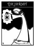 tarot deck - THE HERMIT by skeevy