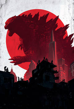 Godzilla [Hi-Res Textless Poster]