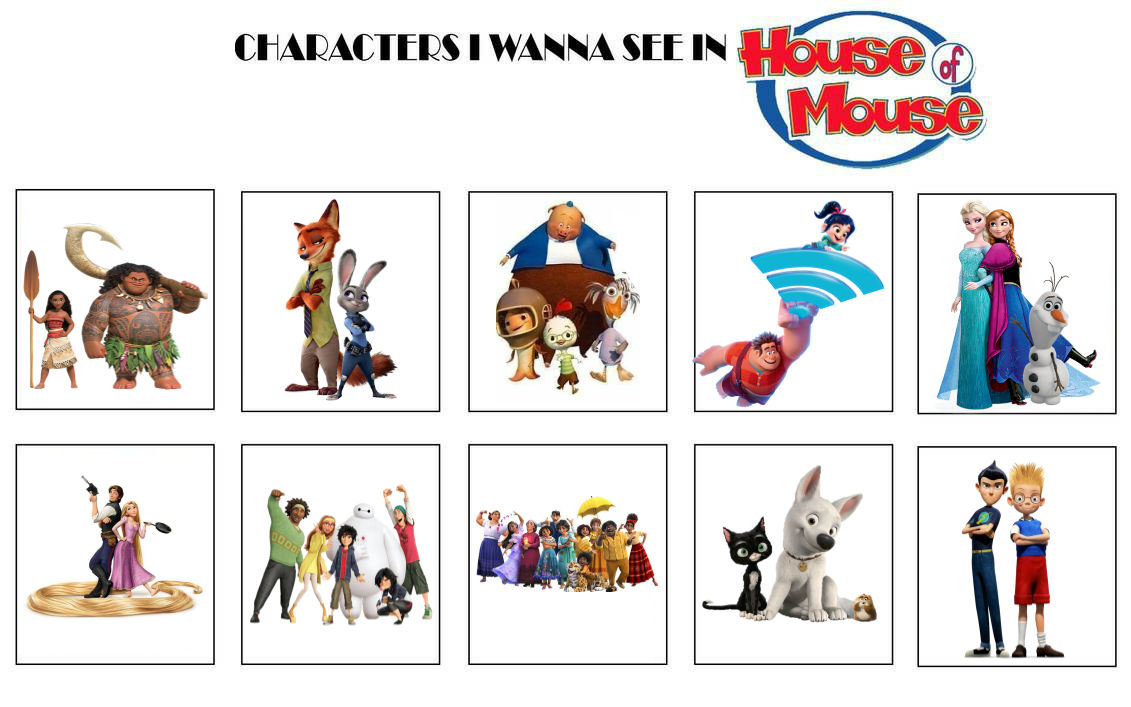Characters i want to at the house of mouse by facussparkle2002 on ...
