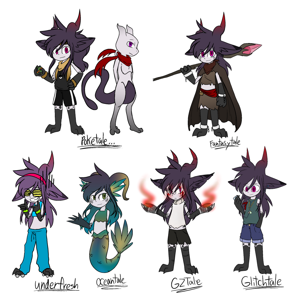 My undertale OC in other AUs (Part 2) by jazzy12160 on DeviantArt