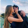 Scenery kiss