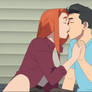 Mark and Eve kiss 3