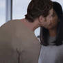 Ben and Saanvi kiss