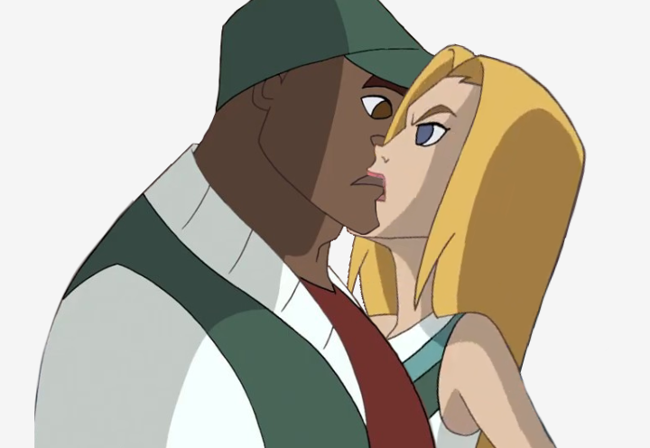 Spectacular Spider-Man couple kiss