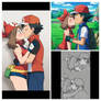 Alternate universe Ash and May kiss