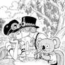 Sabo and Koala kiss