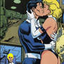 Reed Richards and Sue Storm kiss 3