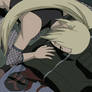 Ino cradling Asuma's body