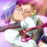 Jessie and James kiss
