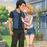 Ash and Serena kiss 15