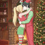 Ino and Sai kiss in Christmas