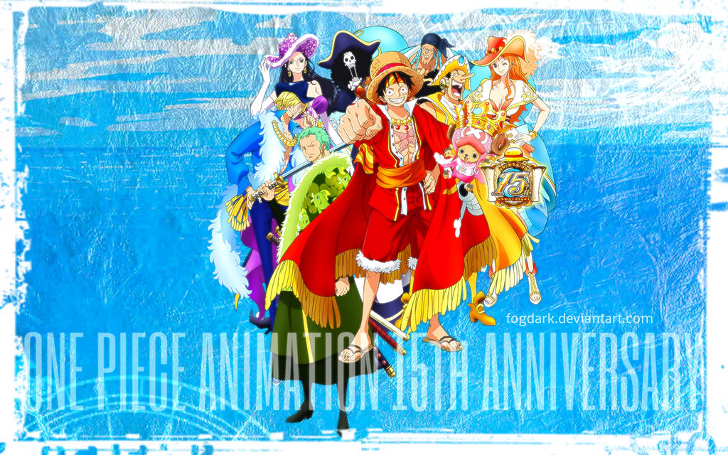 One Piece 15th Anniversary By Fogdark On Deviantart One Piece 15th Anniversary By Fogdark On Deviantart
