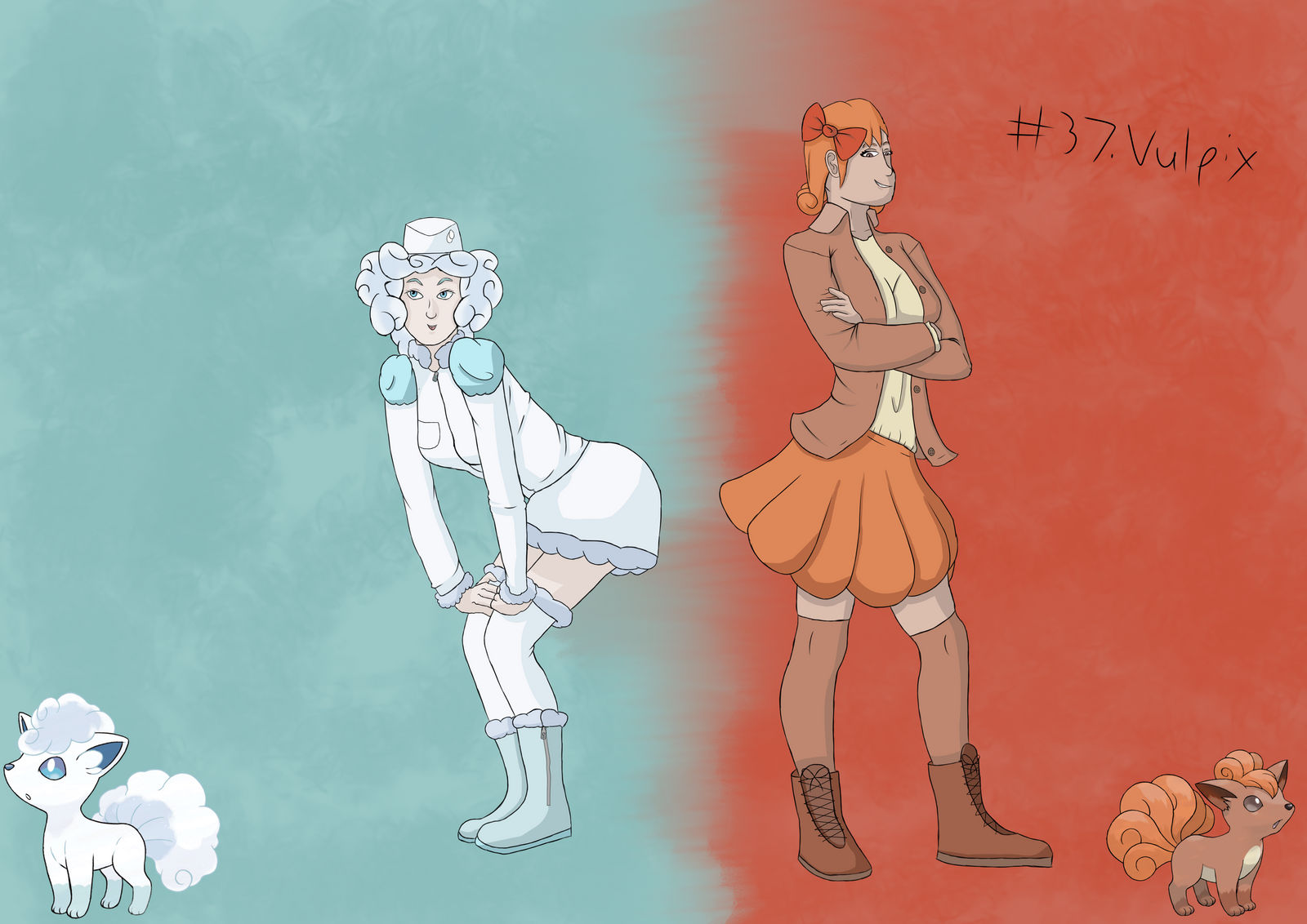 #37. Vulpix by CrystalOfInk on DeviantArt