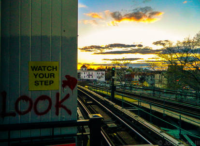 Sunset on the 6 Line