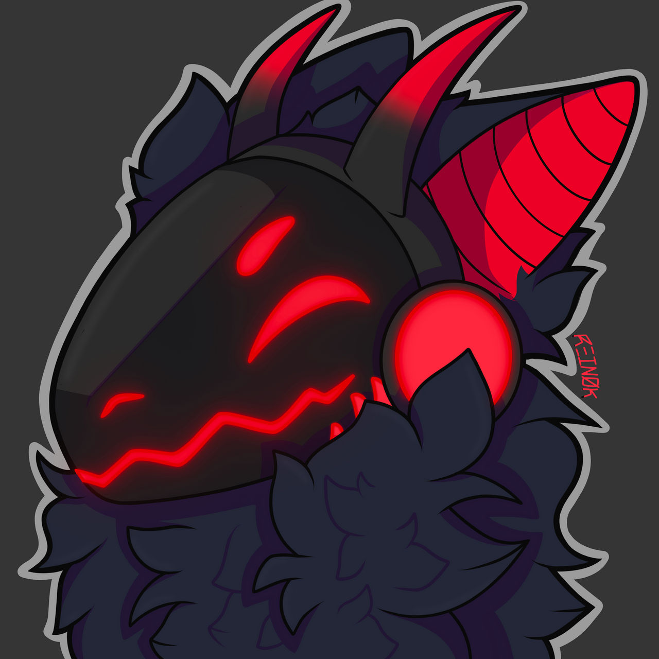 Protogen Racoon Protogen Commission by Rein0k on DeviantArt