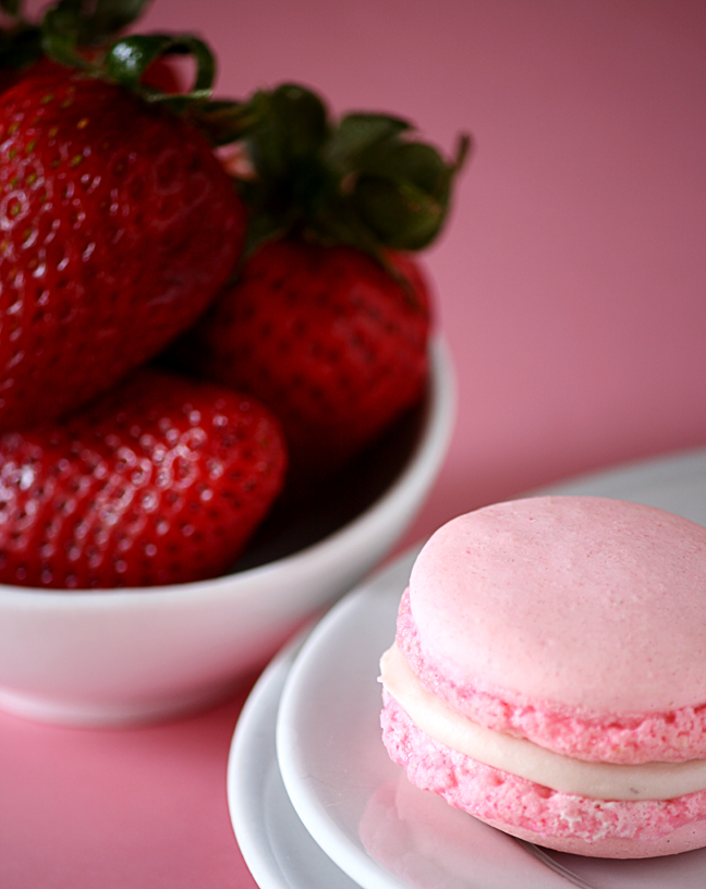 Strawberry Macaron