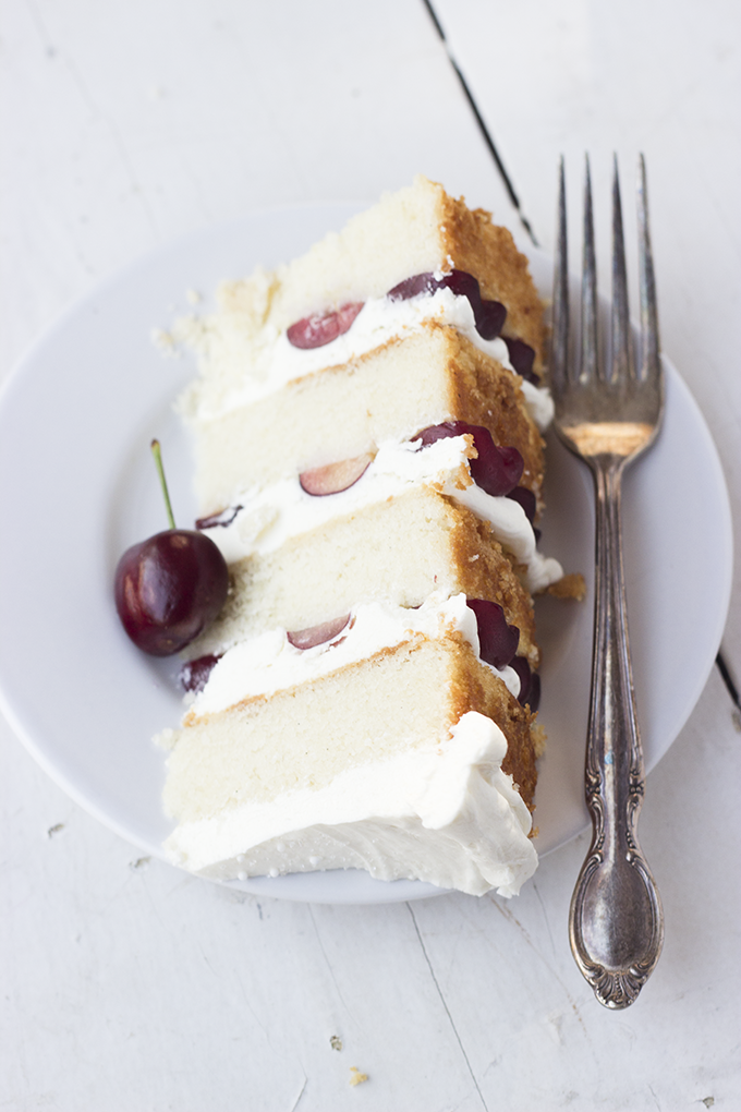 Almond Cake with Toasted Rice Buttercream