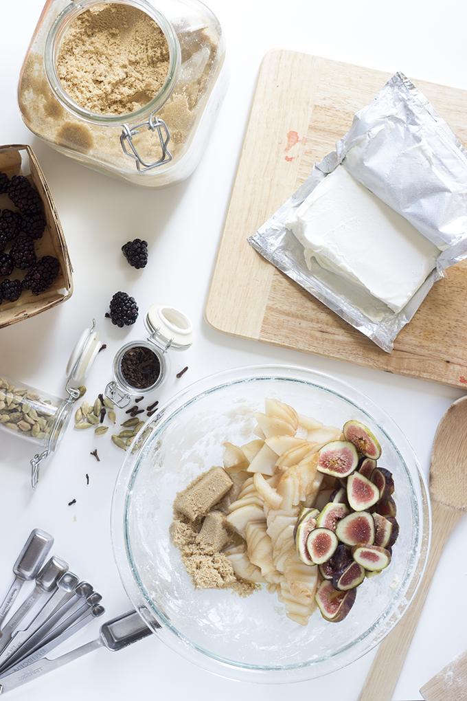 In Progress: Spiced Pear and Fig Turnovers by bittykate