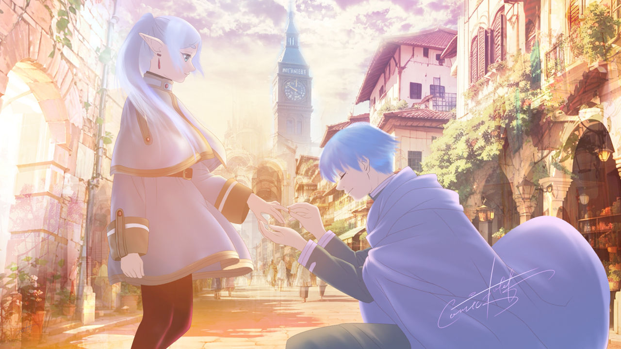 Frieren - new animation step 2 by ComicKotek on DeviantArt