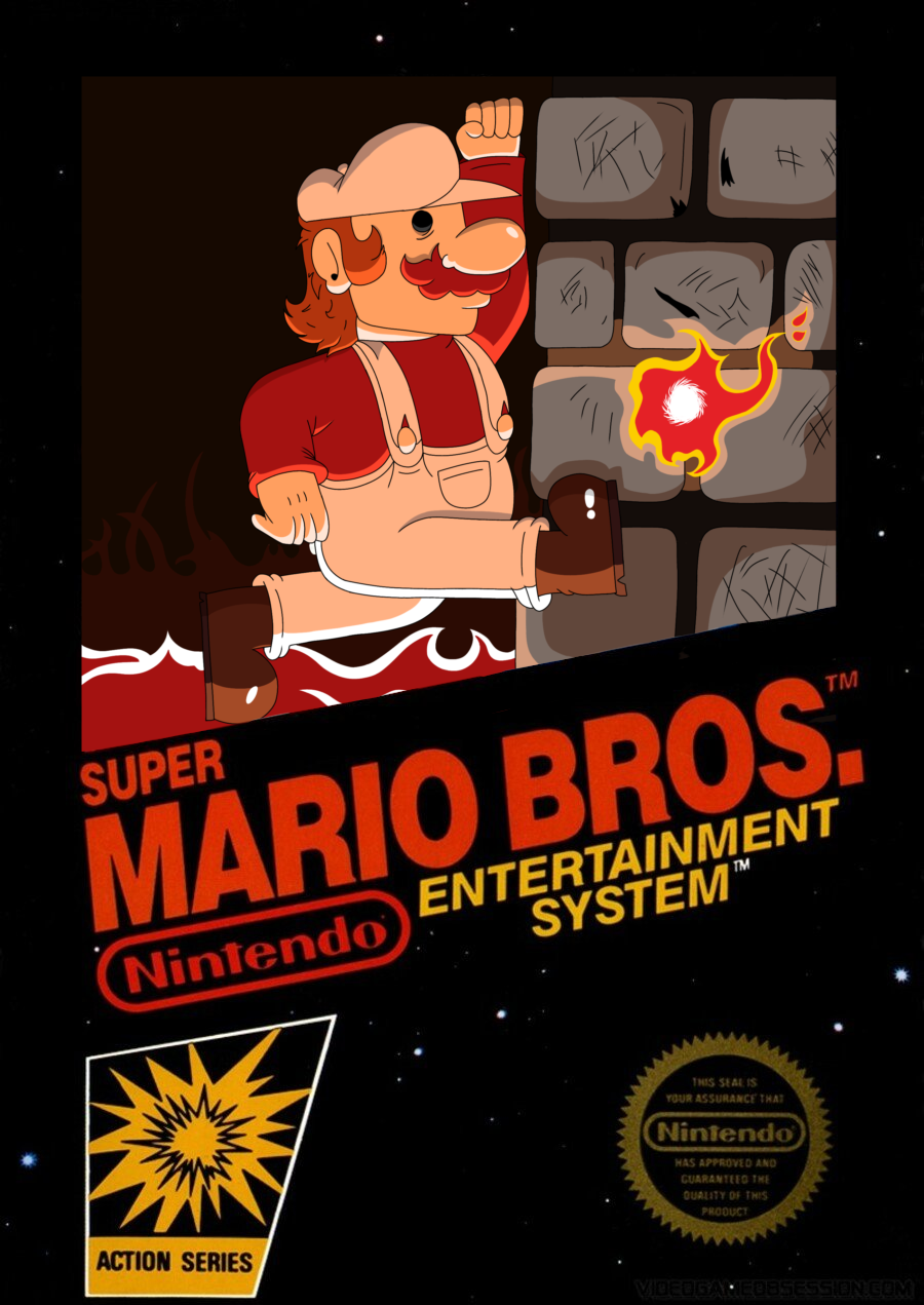 Super Mario Bros. NES Boxart remake by CevapiUlepinji222 on DeviantArt