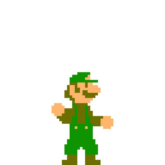 Shell Gif Smb1 SMB1 Luigi Idle Animation by CevapiUlepinji222 on DeviantArt